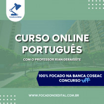 Curso Online de Português focado na banca COSEAC