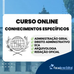 CONHECIMENTOS ESPECÍFICOS - Cursos online CPII 2023-24